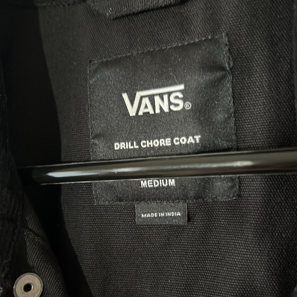 NWOT Vans Men's Drill Chore Coat Jacket Black, Medium‎ - Picture 8 of 12